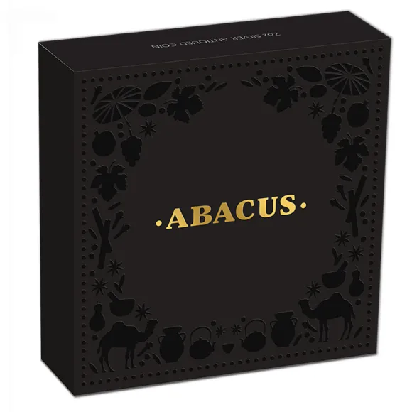 Abacus 2 Oz Silber Antik Finish 2019*