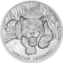 African Leopard 1 Oz Silber 2017*