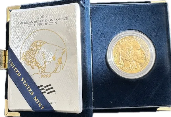 American Buffalo 1 Unze Gold Proof 2006 +Box +COA