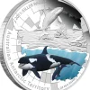 Antarctic Territory . Killer Whale - 1 Oz Silber Proof 2011 +Box +COA*