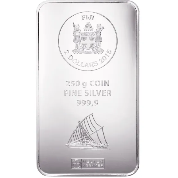 Argor Heraeus Fiji 250 Gramm Münzbarren Silber*