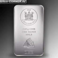 Argor Heraeus Fiji 250 Gramm Münzbarren Silber*