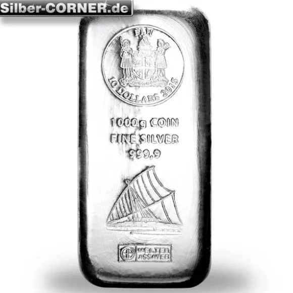 Argor-Heraeus Fiji 1 KG Münzbarren Silber verschiedene Jahrgänge*