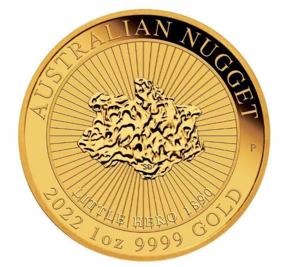 Australian Nugget - Little Hero - 1 Oz Gold 2022