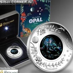 Australian Opal Series - 2013 Kangaroo 1 Oz Silver Proof Coin*