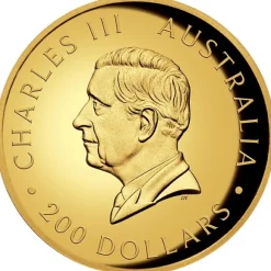 Australien Känguru - High Relief - 2 Unzen Gold 2024 +Box +COA