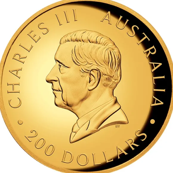 Australien Känguru - High Relief - 2 Unzen Gold 2025 +Box +COA