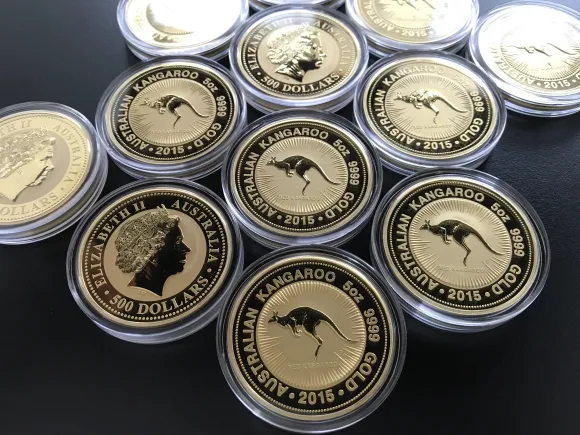 Australien Känguru 5 Oz Gold 2015