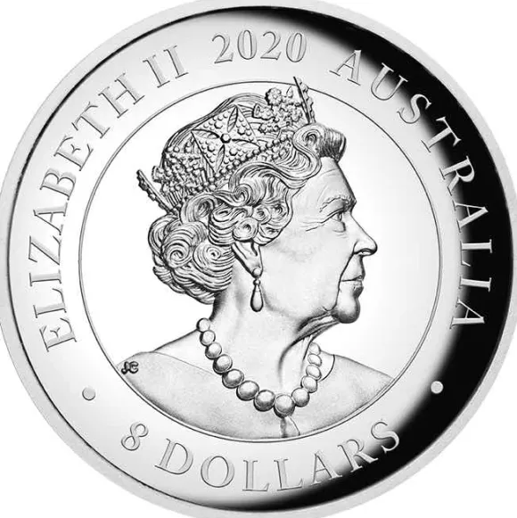 Australien Känguru 5 Oz Silber High Relief 2020 +Box +COA*