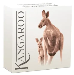 Australien Känguru 1 Oz Silber Proof High Relief farbig 2026 + Box + COA