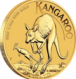 Australien Känguru 1/4 Unze Gold 2022