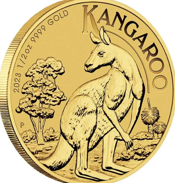 Australien Känguru 1/2 Unze Gold 2023