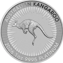 Australien Känguru 1 Unze Platin 2026