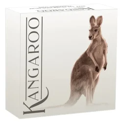 Australien Känguru 1 Unze Silber High Relief farbig 2022 + Box +COA*
