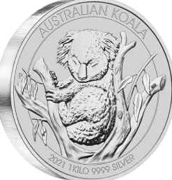 Australien Koala 1 KG Silber 2021*