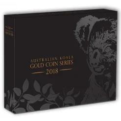 Australien Koala 2 Oz Gold High Relief 2018 + Box + COA