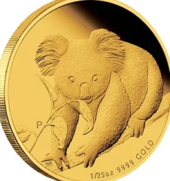 Australien Koala 1/25 Oz Gold Proof 2010 + Box + COA