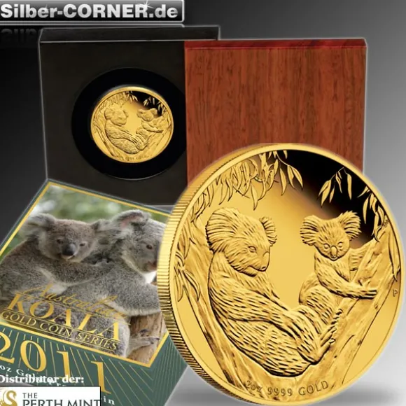 Australien Koala 1/25 Oz Gold Proof 2011 + Box + COA