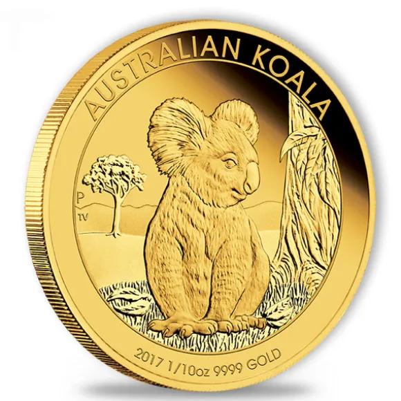 Australien Koala 1/10 Oz Gold Proof 2016 + Box + COA