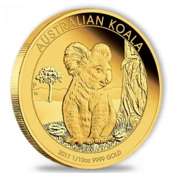 Australien Koala 1/10 Oz Gold Proof 2017 + Box + COA