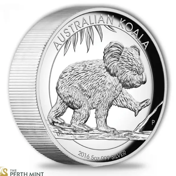 Australien Koala 5 Oz Silber High 2016 Relief + Box + Zertifikat*