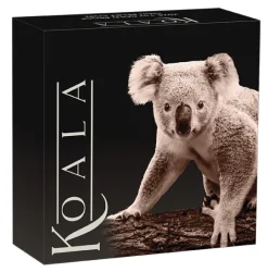 Australien Koala 1 Unze Gold High Relief 2024 +Box +COA