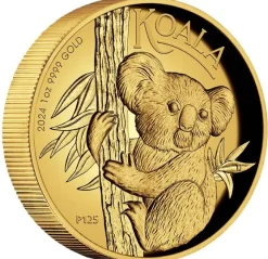 Australien Koala 1 Unze Gold High Relief 2024 +Box +COA