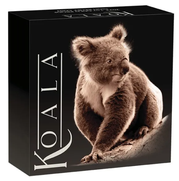 Australien Koala 1 Unze Gold High Relief 2023 +Box +COA