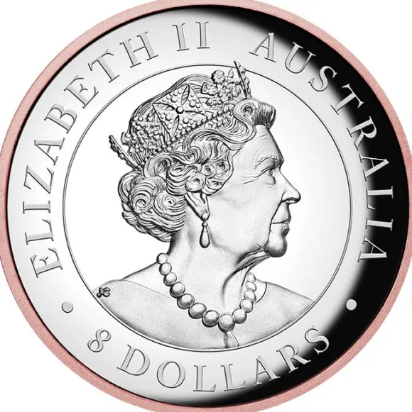 Australien Koala 5 Unzen High Reilef gilded 2021 +Box +COA*