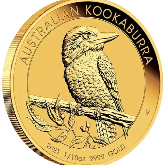 Australien Kookaburra 1/10 Unze Gold 2021