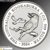 Australien Kookaburra 2 Unzen Silber 2004*
