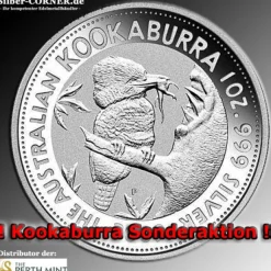 Australien Kookaburra 1 Unze Silber 1993*