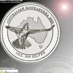 Australien Kookaburra 1 Unze Silber 2002*