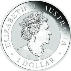 Australien Nugget - Golden Eagle - 1 Oz Silber 2021*