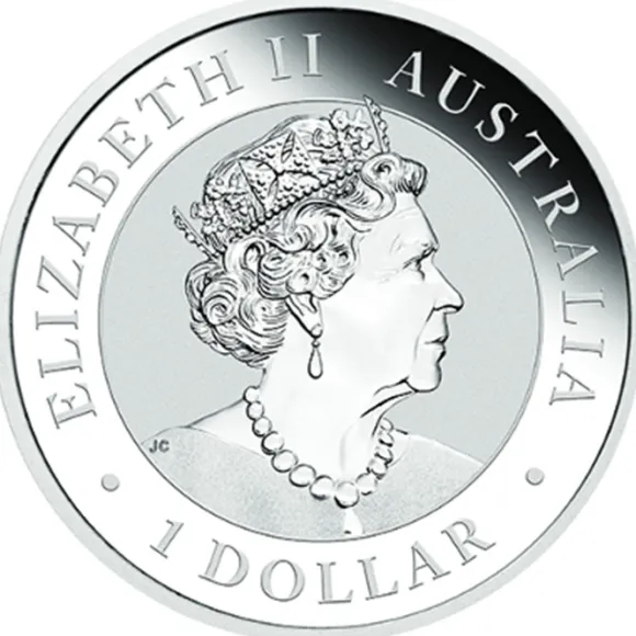 Australien Nugget - Golden Eagle - 1 Oz Silber 2021*