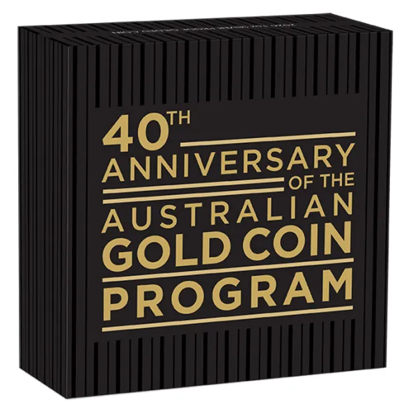 Australien Nugget 40 Jahre 1 Unze Silber vergoldet Proof 2026 +Box +COA