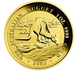Australien Nugget / Känguru 1 Oz Gold 2003