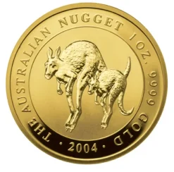 Australien Nugget / Känguru 1 Oz Gold 2004