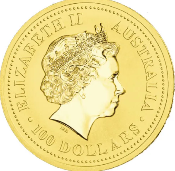 Australien Nugget / Känguru 1 Oz Gold 1999
