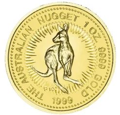 Australien Nugget / Känguru 1 Oz Gold 1999