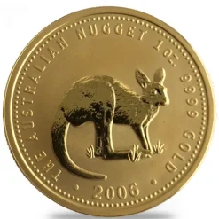 Australien Nugget / Känguru 1 Oz Gold 2006