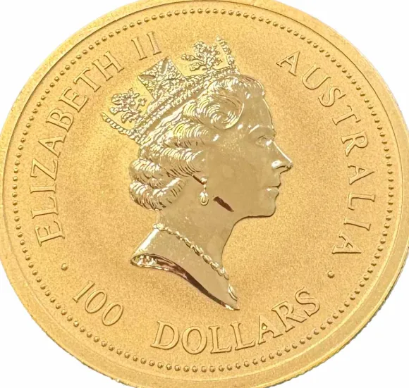 Australien Nugget / Känguru 1 Oz Gold 1997
