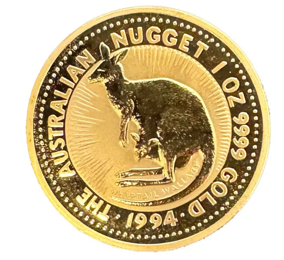 Australien Nugget / Känguru 1 Oz Gold 1994