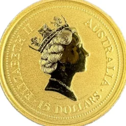 Australien Nugget / Känguru 1/10 Unze Gold 1995