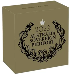 Australien Sovereign 2022 Gold High Relief + Box + COA