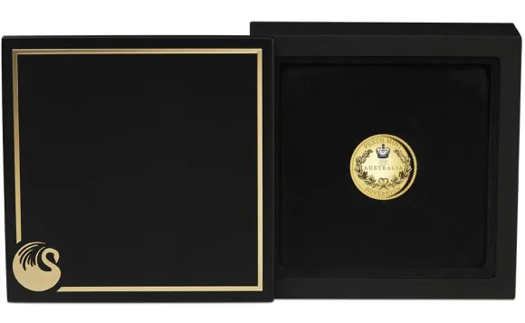Australien Sovereign 2022 Gold High Relief + Box + COA