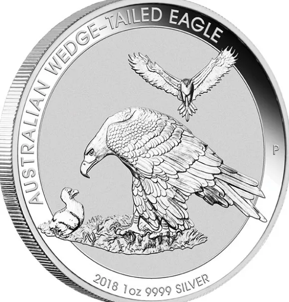 Australien Wedge Tailed Eagle 1 Unze Silber 2018*