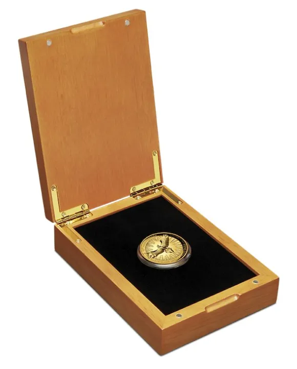 Australien Wedge Tailed Eagle 1 Oz Gold High Relief 2024 +Box +COA