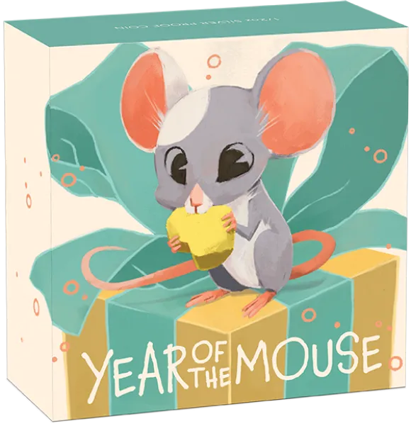 Baby Maus 1/2 Oz Silber Proof 2020 + Box +Zertifikat*