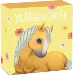 Baby Pferd 1/2 Oz Silber Proof 2026 +Box +COA